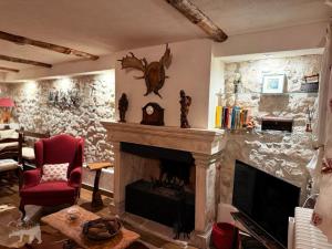 Χώρος καθιστικού στο PESCULUM nel borgo