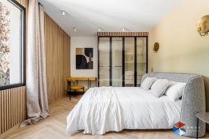 Postel nebo postele na pokoji v ubytování Villa Prestige Cassis