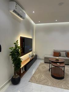 Μια τηλεόραση ή/και κέντρο ψυχαγωγίας στο شقه بصالة وغرفة نوم