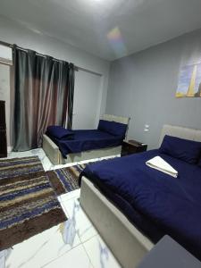 A bed or beds in a room at NEW Hostel pyramids