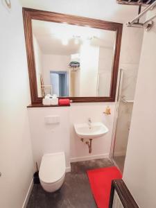 Koupelna v ubytování Villa Greve Galerie-Apartment