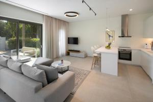 Kuchyň nebo kuchyňský kout v ubytování Stablo Residence