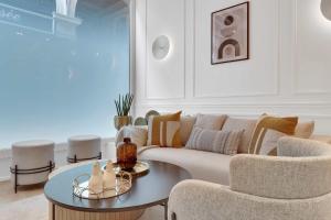 Χώρος καθιστικού στο Historical house in the heart of Paris - 5