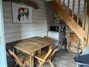 Kuchyň nebo kuchyňský kout v ubytování La cabane du pêcheur + 5 fotografií