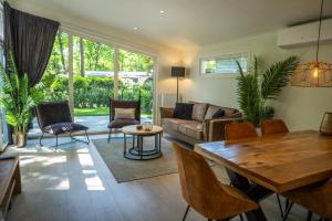 Posezení v ubytování Vakantiepark De Rimboe & De Woeste Hoogte