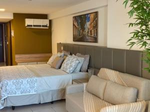 Χώρος καθιστικού στο BCE Flat Beira Mar Boa Viagem