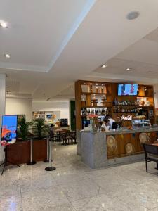 Μια τηλεόραση ή/και κέντρο ψυχαγωγίας στο BCE Flat Beira Mar Boa Viagem