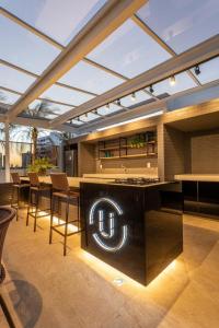 Lounge nebo bar v ubytování 2 quartos com varanda em Manaíra AH206