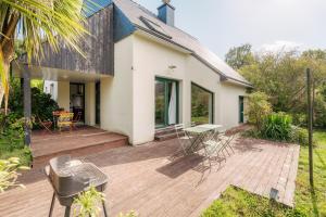 Κήπος έξω από το La Passerelle - Entre Vannes & Auray