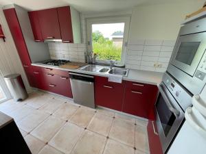 Кухня или мини-кухня в Vakantiewoning De Schotsman
