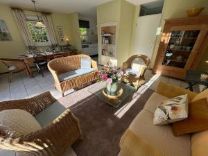 Χώρος καθιστικού στο Vakantiewoning Westhoek +12 φωτογραφίες