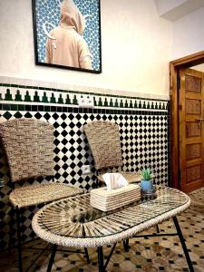 Posezení v ubytování Artisanal Cozy studio médina