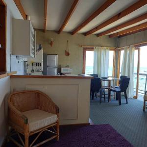 Η κουζίνα ή μικρή κουζίνα στο Hotel Panoramico