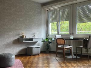 Χώρος καθιστικού στο Room with a View