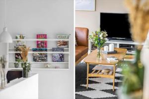 TV a/nebo společenská místnost v ubytování JB366-Brovst-Kronvildtvej-118