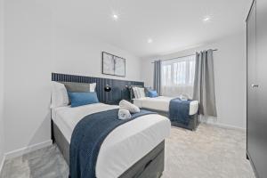 Ένα ή περισσότερα κρεβάτια σε δωμάτιο στο Linden House