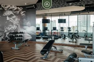 Γυμναστήριο ή/και όργανα γυμναστικής στο Studio with Amazing View - Great Location - Pool