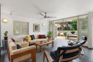 Χώρος καθιστικού στο Casa Brisas