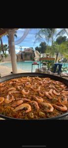 Jídlo v vily nebo okolí