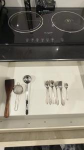 Køkken eller tekøkken på Scenic Haven Corner View In Gulberg