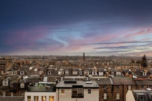 a view of a city with houses and buildings at New Town Hotel in Edinburgh