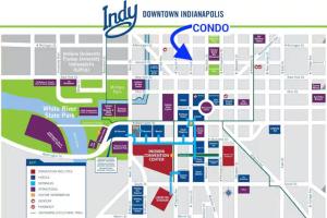 Сертифікат, нагорода, вивіска або інший документ, виставлений в Exquisite Top Floor Condo in Downtown Indianapolis with King Bed