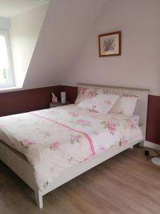 Postel nebo postele na pokoji v ubytování Chambre D'hôtes Soizic