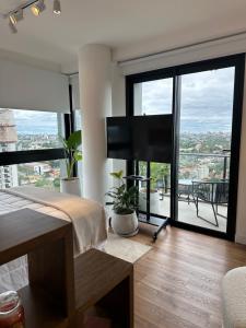 Postel nebo postele na pokoji v ubytování More deluxe sol