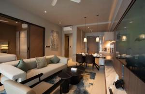 Χώρος καθιστικού στο 2R2B Luxury Suites 3R2B Whirlpool Suites Antara Genting