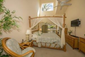 Μια τηλεόραση ή/και κέντρο ψυχαγωγίας στο Beautiful 4 Bedroom Condo at Poipu Kai