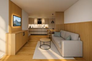 Η κουζίνα ή μικρή κουζίνα στο Panorama Zillertal Loft - Opening December 2025