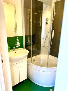 Koupelna v ubytování Casa dintre Brazi Colibita + 87 fotografií