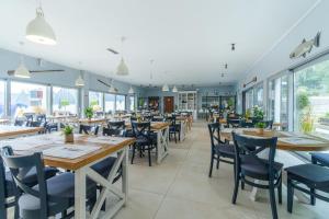 Restaurace v ubytování Apartamenty przy Latarni