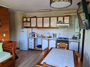 Kuchyň nebo kuchyňský kout v ubytování Playa LincanRay