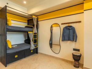 Μία ή περισσότερες κουκέτες σε δωμάτιο στο The Hosteller Agra, Tajganj