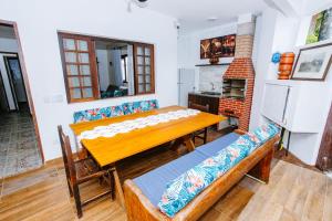 Køkken eller tekøkken på Casa Camburi