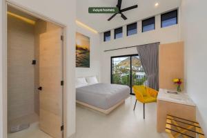 Postel nebo postele na pokoji v ubytování New 1BR Condo in Marina - Rooftop Pool - King Bed + 21 fotografií