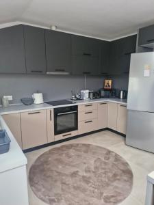 Kuchyň nebo kuchyňský kout v ubytování Casa Teodorei