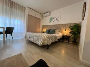 Postel nebo postele na pokoji v ubytování Apartment Coastal Feeling in Hercules Sea views