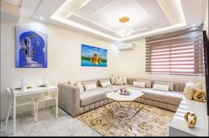 Χώρος καθιστικού στο Cosy studio au cœur de Marrakech