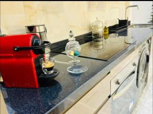 Η κουζίνα ή μικρή κουζίνα στο Cosy studio au cœur de Marrakech