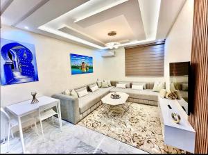 Χώρος καθιστικού στο Cosy studio au cœur de Marrakech