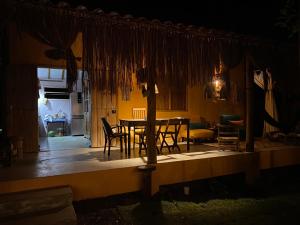 Χώρος καθιστικού στο Aldeia Patuá - chalés na Praia de Algodões