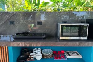 Η κουζίνα ή μικρή κουζίνα στο Fortuna Glamping