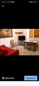 Χώρος καθιστικού στο La casetta del cacciatore