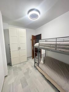 Postel nebo postele na pokoji v ubytování Encantador y céntrico piso con garaje