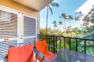 Rõdu või terrass majutusasutuses Kamaole Sands 5-216