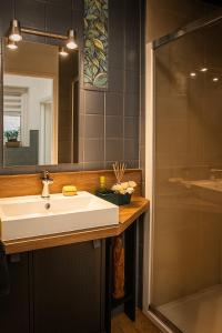 Koupelna v ubytování Appartement chaleureux