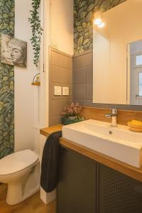 Koupelna v ubytování Appartement chaleureux