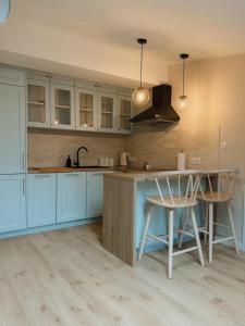 Η κουζίνα ή μικρή κουζίνα στο Apartamenty Guzik 31